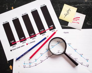 sales and revenue charts